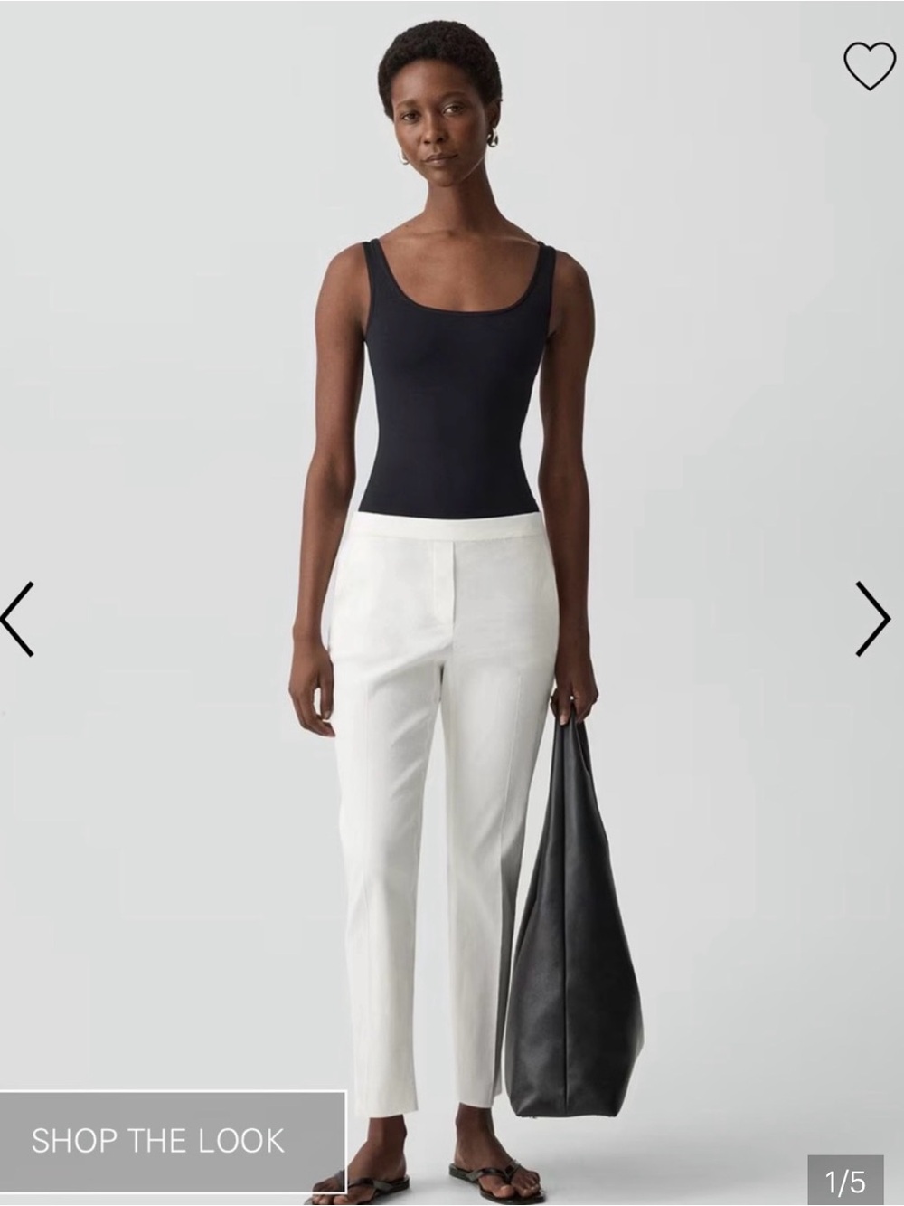 Theory Treeca Pull-On Straight Leg Pants White Linen Blend